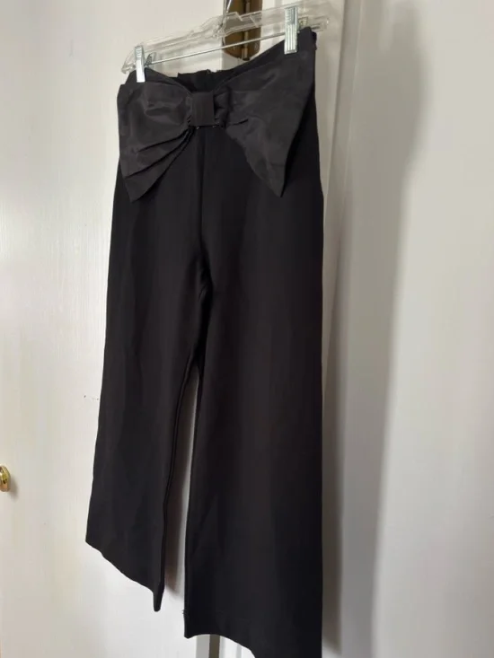 Maeve The Colette Crop Bow-Waist Pants - Picture 6 of 9